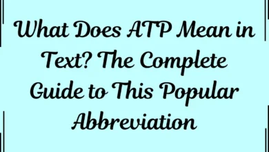 What Does ATP Mean in Text